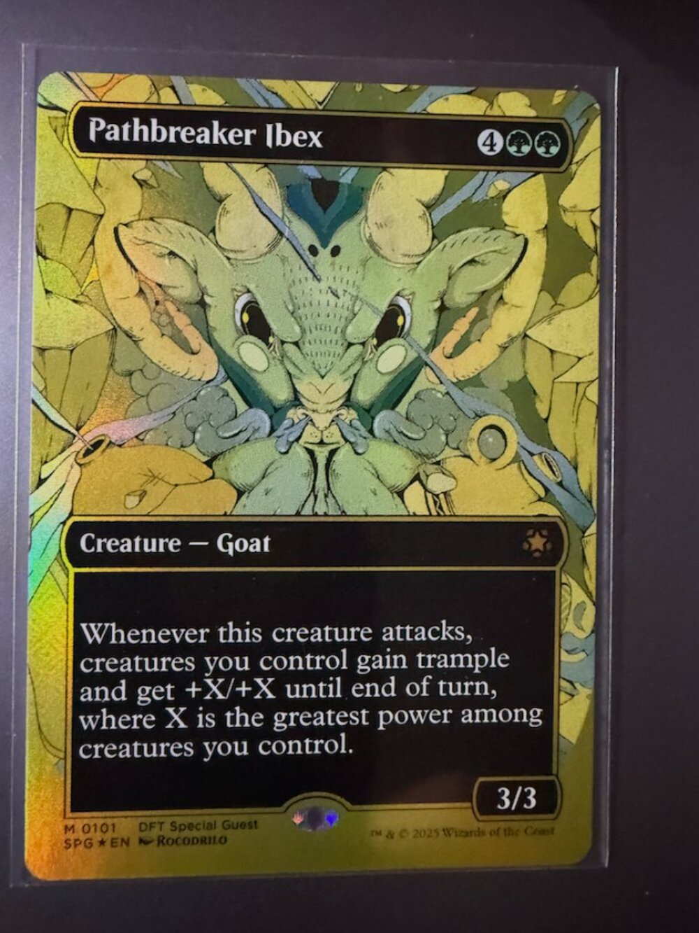 Pathbreaker Ibex (Borderless) (First-Place Foil) Special Guests Foil